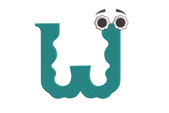 Alphabet Letter W: A Stylish Embroidery Choice