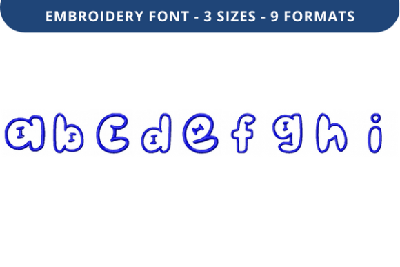 Pop That Bubble Font a to I Review